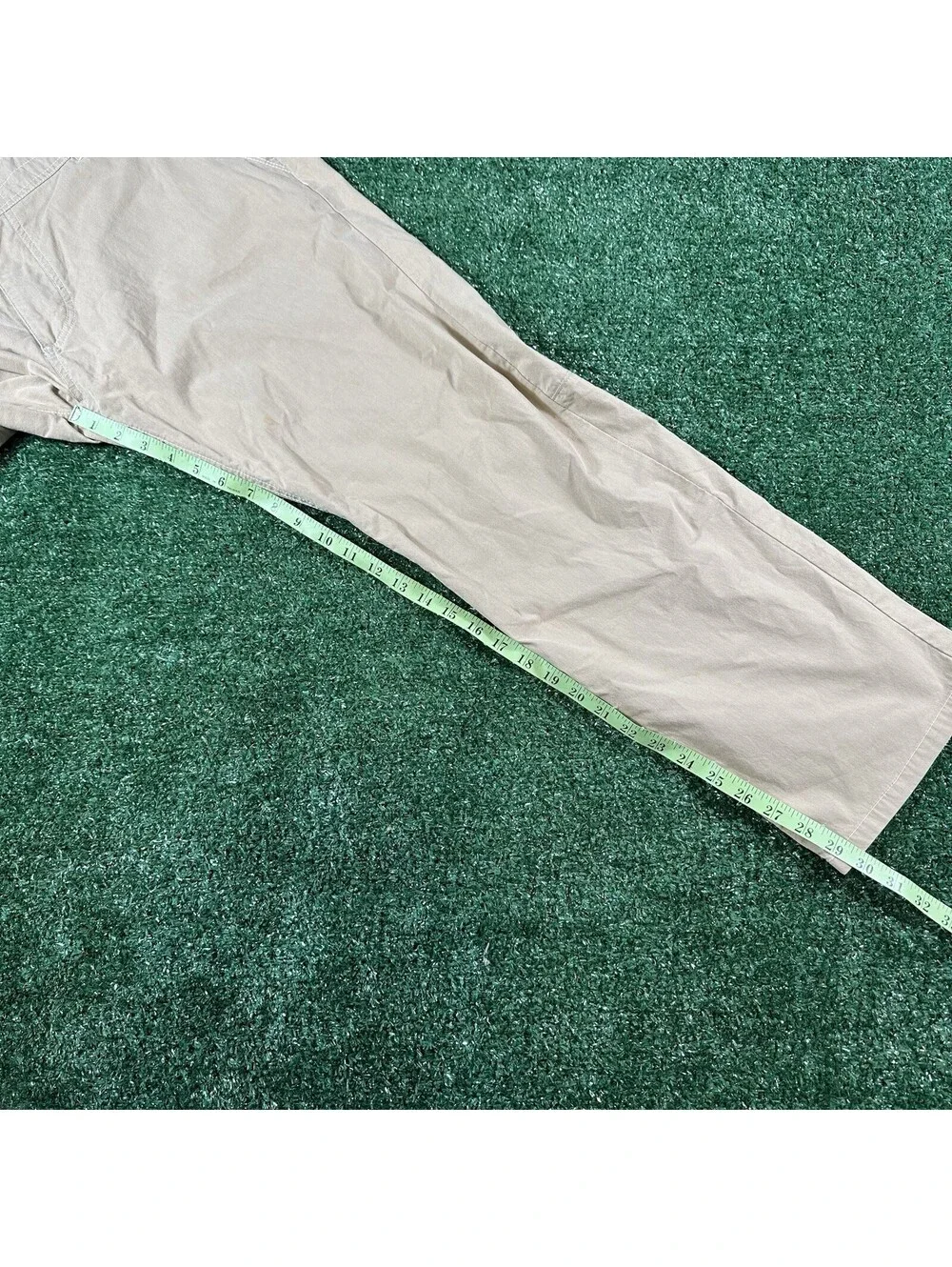 Retro Y2K Kuhl Hiking Outdoor Pants Size 38x30 Beige Khaki Lightweight